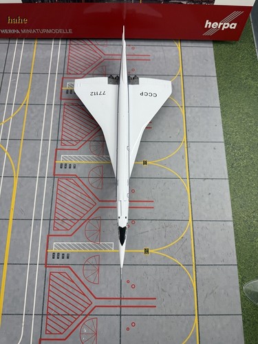 1/200 Aeroflot-Russian Airlines Tu-144 Cccp-77112 Metal Transport Aircraft Model - Picture 15 of 18