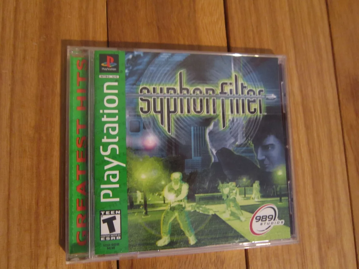 Syphon Filter (Greatest Hits) - PlayStation 1 (PS1) Game COMPLETE