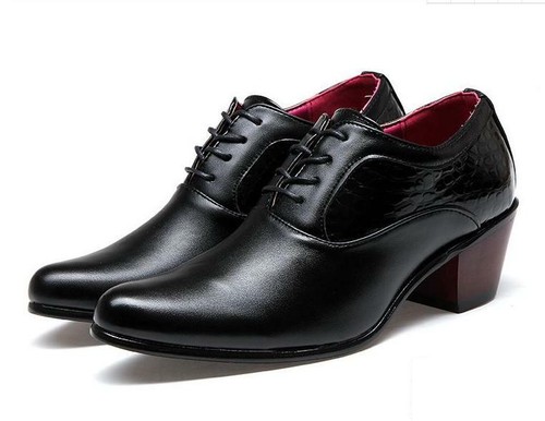 mens high heel dress shoes