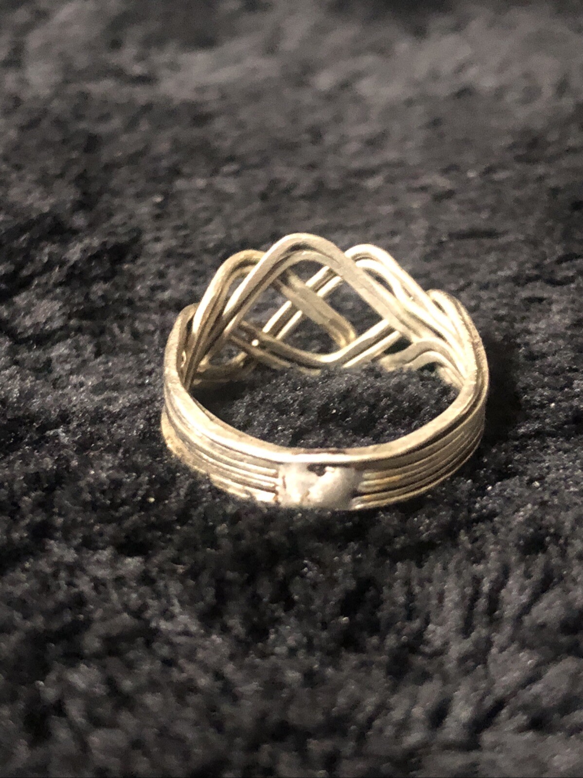 WOMAN’S HANDMADE SILVER WEAVED PATTERN ALL OCCASI… - image 4