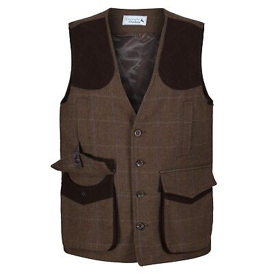 36 to 52" BEST QUALITY COUNTRY BRITISH  MADE DELUXE Derby Tweed Waistcoats