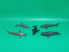 Safari Ltd. Shark Whale & Dolphin Marine Animal Figure Set Toy Mini Figurine Lot