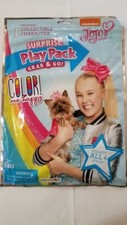 Jojo Siwa Surprise Play Pack Grab And Go "Color Me Happy " Full Size Color Book