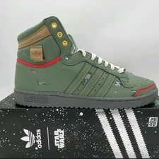 Star Wars X Adidas Top Ten HI Boba Fett Shoe - US 9.5 for sale online | eBay