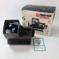 GAF Pana-Vue Automatic Lighted 2x2 Slide Viewer VTG MCM in Box No Power Cord