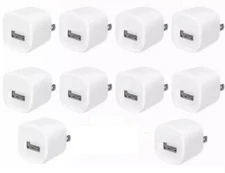 LOT OF 1A USB Wall Charger Plug Home Power Adapter FOR Samsung Android Apple WT