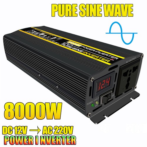 8000W/10000W 12V 24V bis 220V Reiner Sinus-Wechselrichter Sinus-Transformator DE - Bild 13 von 28