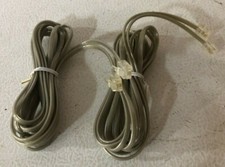 Telephone Extension Cord, 2-Pack 10ft RJ11 Telephone Cable for Landline Phone