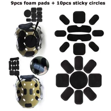 Universal Foam EVA Padding Kits Set Accessories Ballistic Tactical Helmet Pads