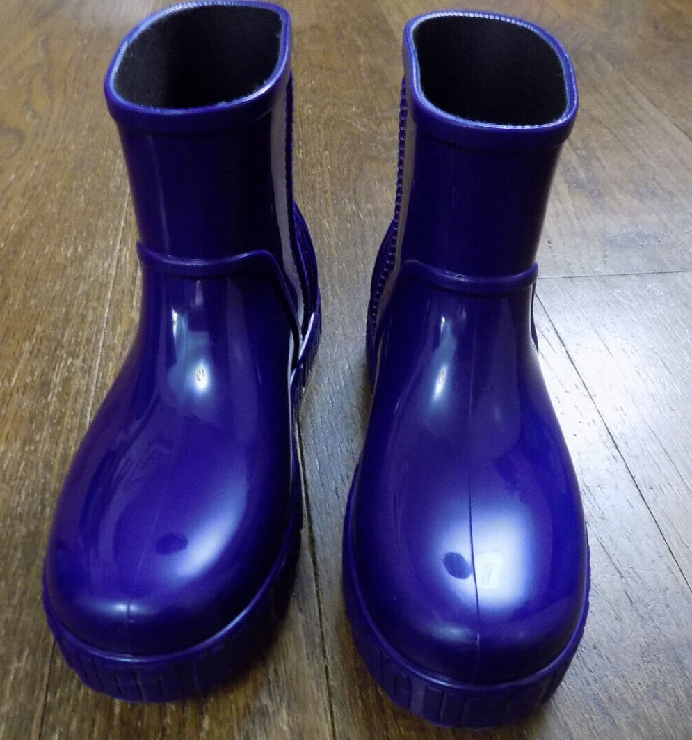 UGG Women's Drizlita Rain ankle Platform Boots PURPLE W 1125731
