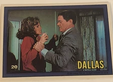 Dallas Tv Show Trading Card #20 JR Ewing Larry Hagman Linda Gray