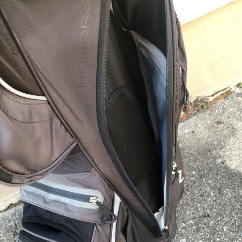 Borsa a tracolla Maxfli Honors 14 vie carrello da golf nera NO CAPPUCCIO ANTIPIOGGIA Smart Lift - Foto 19 di 22