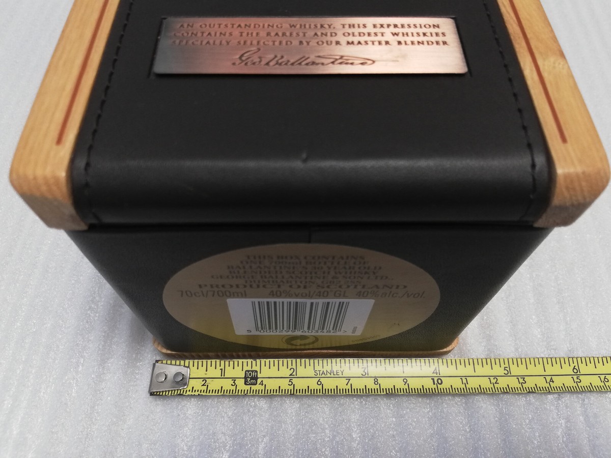 Ballantine's Scotch Whisky Aged 30 Years Empty Wooden Box | eBay