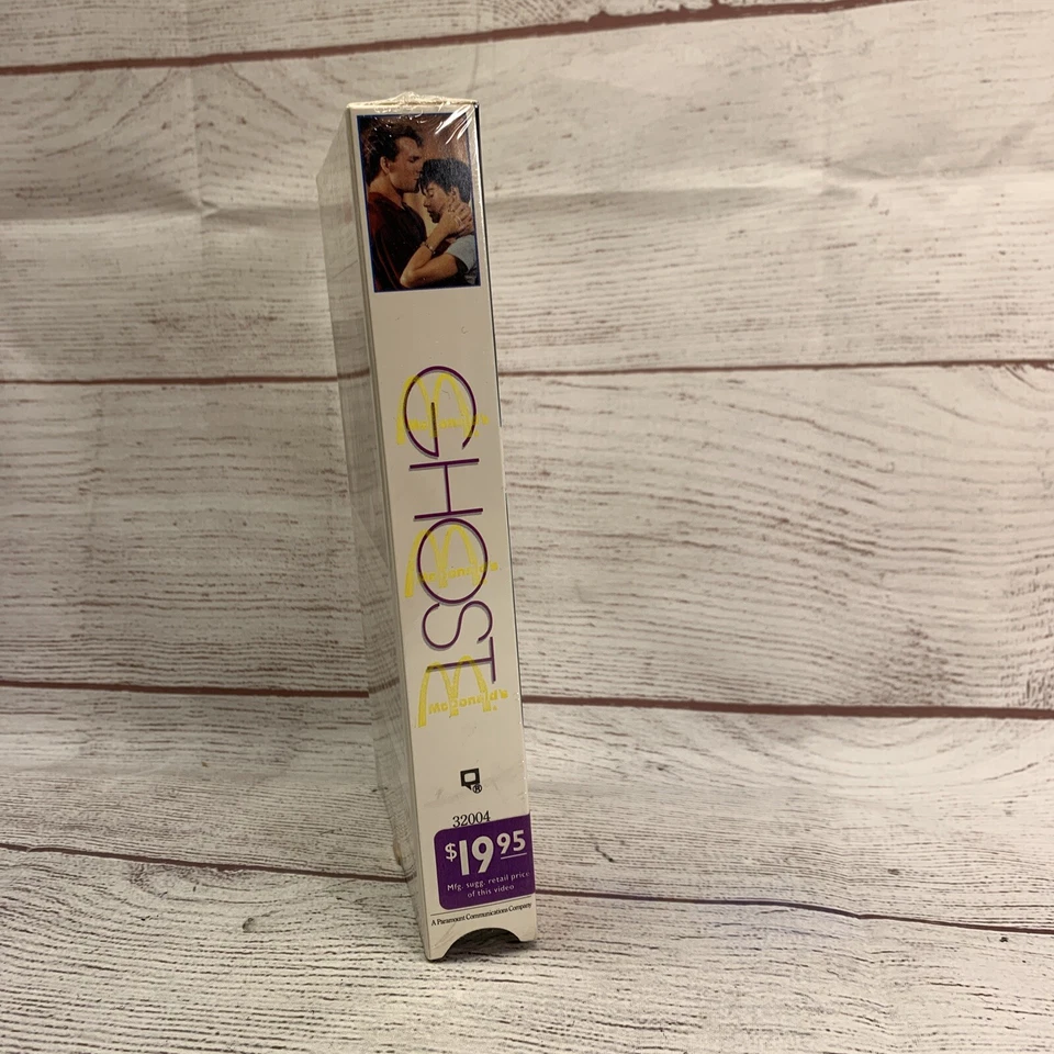 SEALED NEW Ghost VHS 93' McDonald's Collectible w/Sticker Patrick & Demi 32004 - Image 2 of 4