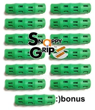 SNAPPY GRIP Ergonomic Replacement Bucket Handles 12 GREEN + BONUS