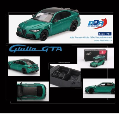 BBR - Alfa Romeo Giulia GTA, verde montreal - DIE6410 - 1:64