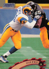 1997 Stadium Club #316 Leslie O'Neal St. Louis Rams Football Card