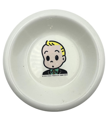 Vtg Mister Donut Ceramic Ceral Bowl Psamu Harada Mr. Restaurant Serving Ware
