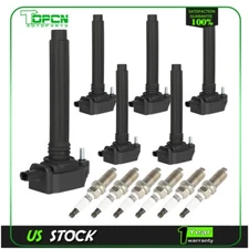 6x Ignition Coil & Iridium Spark Plug Kits For 2014-2020 Jeep Cherokee 3.2L V6