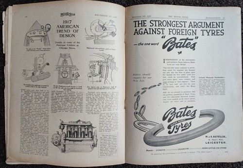 Motor Cycle Magazine 1916 WD Triumph Humber Road Tests Scott Sociable Hub Gears - Picture 4 of 6