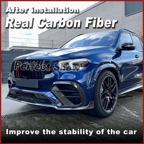 Divisor de aletas delanteras de carbono Canards para Mercedes V167 C167 GLE63 AMG 2020-2023 - Imagen 3 de 9