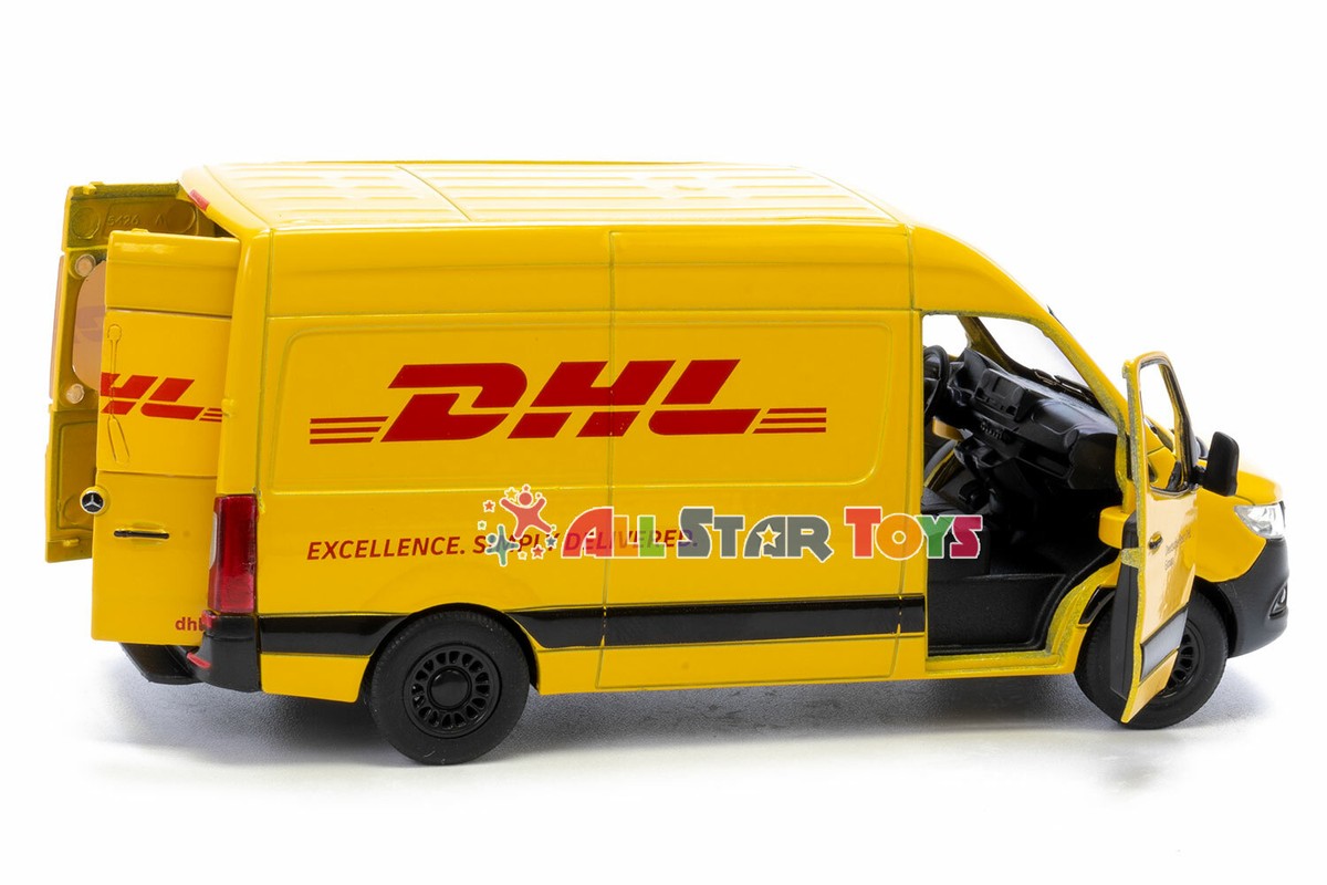Kinsmart 5'' 1:48 DHL Mercedes Benz Sprinter Van Diecast Toy Model