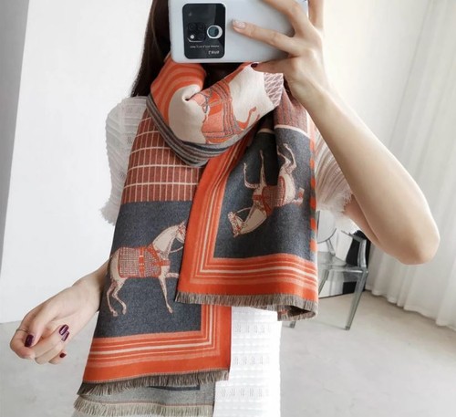 Stylish Winter Scarves Pashmina Cashmere Warm Thick Shawls in a Gift Box/Bag - Picture 16 of 59