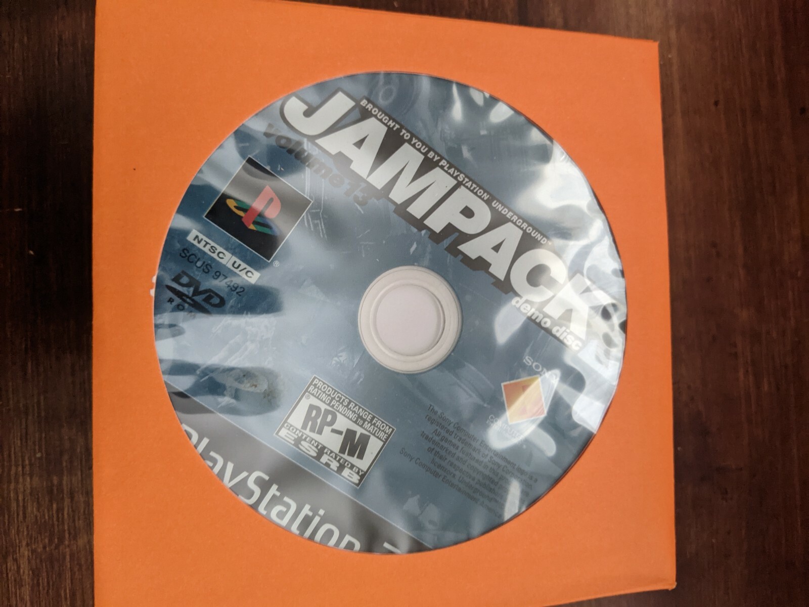 JAMPACK VOLUME 13 DEMO DISC (PS2 GAME) POLISHED DISC ONLY FREE SHIPPING