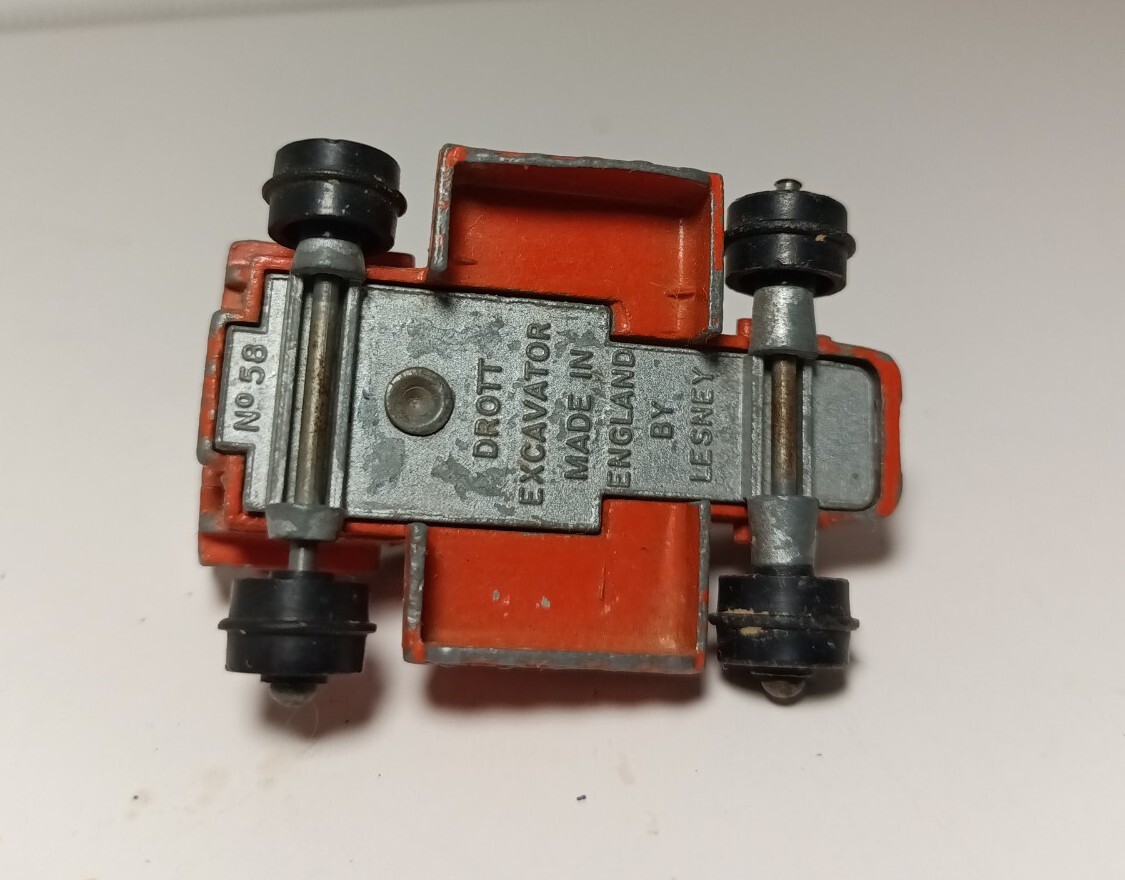 マッチボックス No.58 DROTT EXCAVATOR Matchbox Lesney Drott Excavator No. 58 | eBay