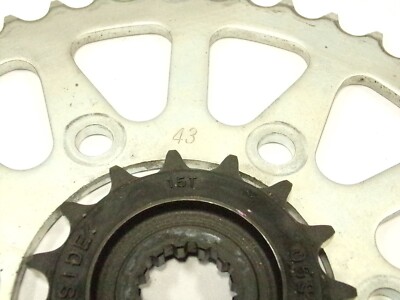 チェンです Kawasaki ZX-6 Ninja (ZX600E) 1993-2002 Sprockets & Kits