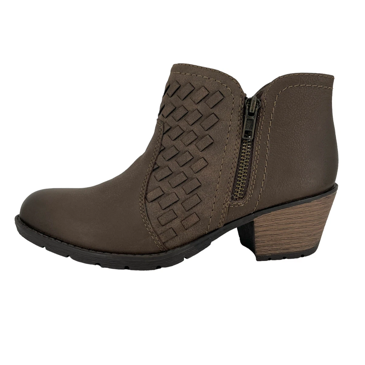 Earth Origins Women s Booties Size 6W Alexis Leather Synthetic