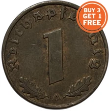 1 GERMAN REICHSPFENNIG FROM 1936-1940 - CHOICE OF DATE - GERMANY