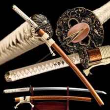 5160 steel mirror grinding battle preparation handsome Japanese samurai sword