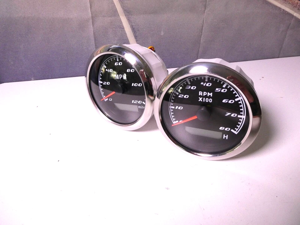 Harley FXR Velocímetro GPS Tacómetro Medidor Panel de tablero FXD FXE V-Twin 39-0840 Y3 Foto 3 de 4