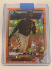 2021 Bowman Chrome Draft Sapphire Edition Orange /25 Jairo Pomares #BDC-45