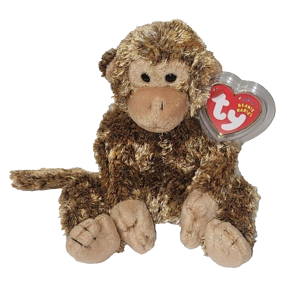 Ty Beanie Baby - BONSAI the Chimpanzee (9 Inch) NEW MWMTs Stuffed