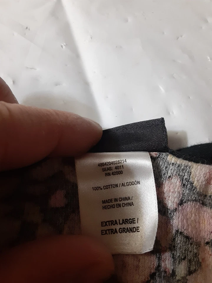 Conjunto de pijama para mujer Joe Boxer - Top y pantalones cortos, talla XL, estampado de emoji caramelo Foto 4 de 4