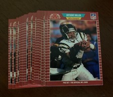 Huge Anthony Miller 1989 Pro Set Rookie Card Lot - 35 Cards