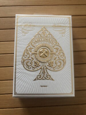 Artisan White Deck Seal 2019 Theory11 Playing Cards Theory 11