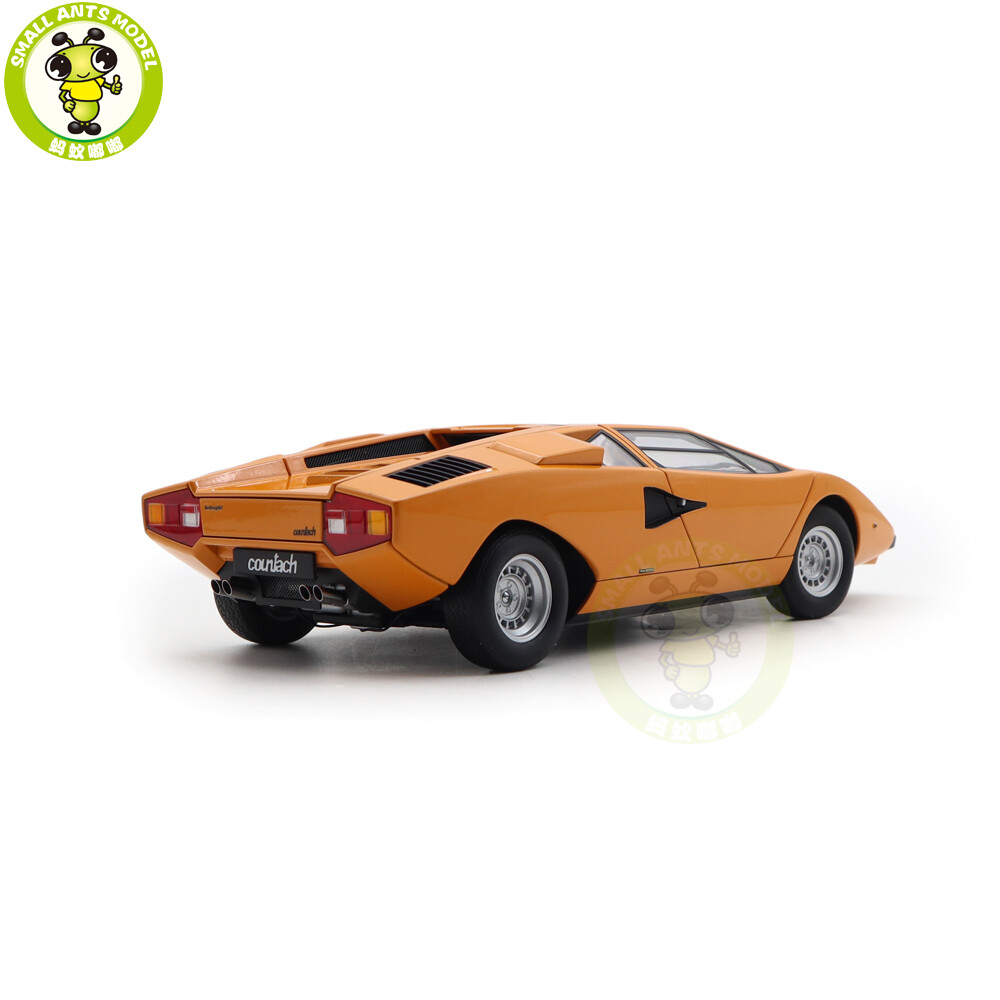 1/18 Lamborghini Countach LP400 AUTOart 74647 Orange Diecast Model