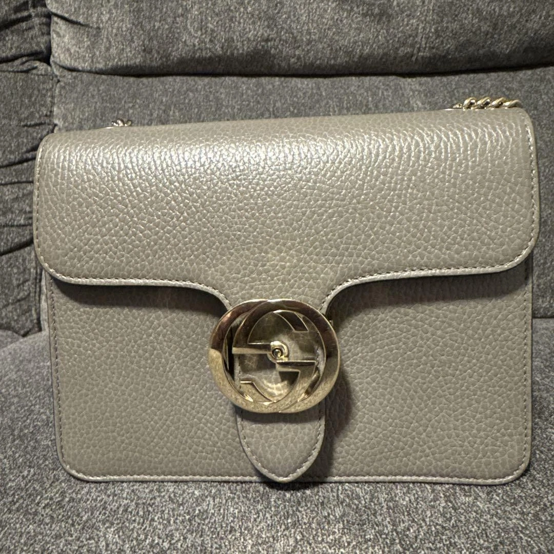 Gucci Sac à bandoulière en cuir logo Gg élégant sac à main créateur accessoires de mode