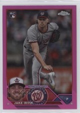 2023 Topps Chrome Update Pink Refractor Jake Irvin #USC203 11vc