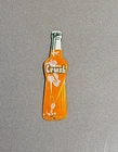 VINTAGE 12” ORANGE CRUSH SODA BOTTLE PORCELAIN SIGN CAR OIL GAS MOTORCYCLE TRUCK