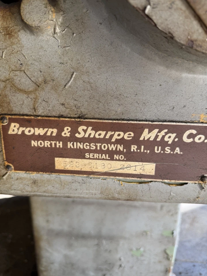 Amoladora de superficie Brown & Sharp 618 Micromaster Foto 4 de 4