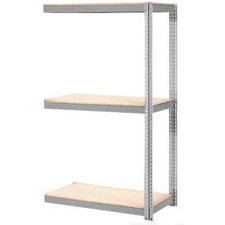 Industrial 3 Shelf Standard Duty Boltless Shelving Add On 72""Wx24""Dx84""H