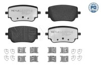 Bremsbelagsatz, Scheibenbremse MEYLE-PD: Advanced Performance A 025 229 8718/PD