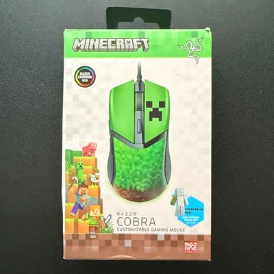 Razer Cobra Minecraft Limited Edition Gaming Mouse Wired RGB Chroma NEW SEALED