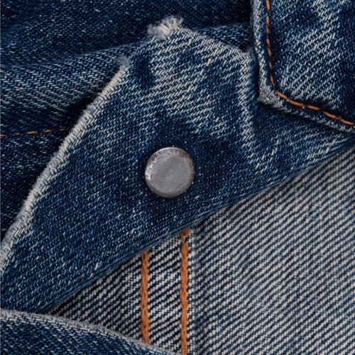 VINTAGE LEVIS TYPE 3 DENIM JACKET SINGLE STITCH BIG E SIZE 36 1970S MADE IN USA - Picture 8 of 9