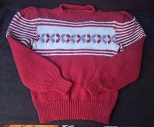 Vintage Classic Wool Ladies Handknit Sweater XS