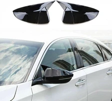 For Honda Accord 2018-2022 OX Horn 2PCS Side Mirror Cover RearView Cap W/O Light